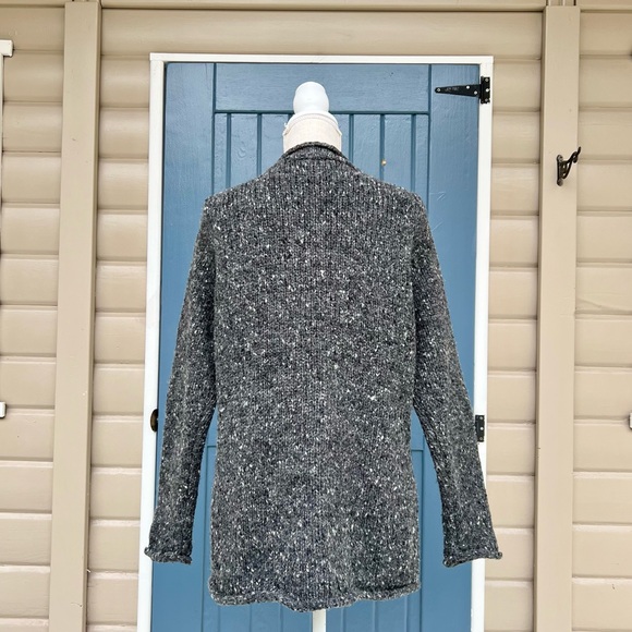 Aran Woollen Mills Women's Gray Tweed Sweater Women Size XL - Picture 3 of 9